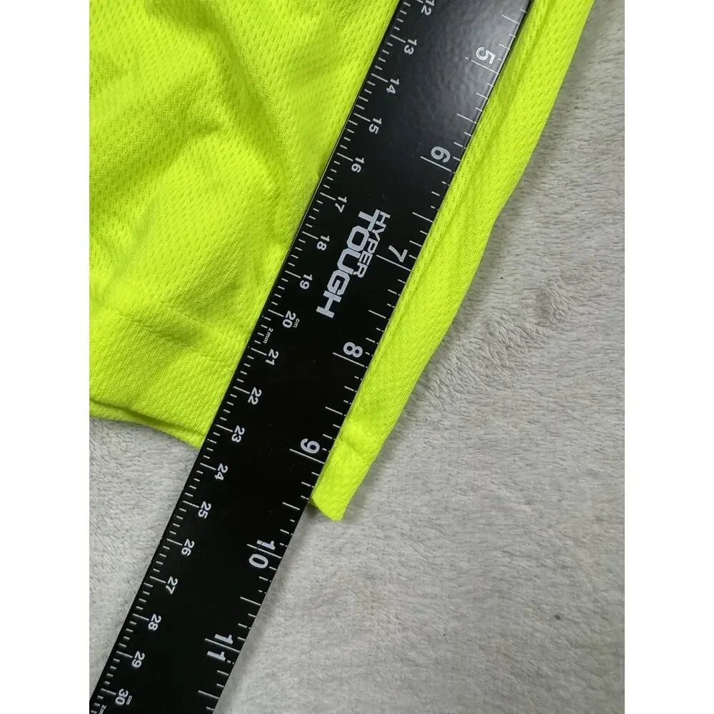 Nike 3BRAND Russell Wilson Boys L Dri-FIT Mesh Shorts Volt Neon Large NWT